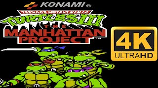 [NES Longplay] No Slowdown - 4K 60 FPS | Teenage Mutant Ninja Turtles III - The Manhattan Project
