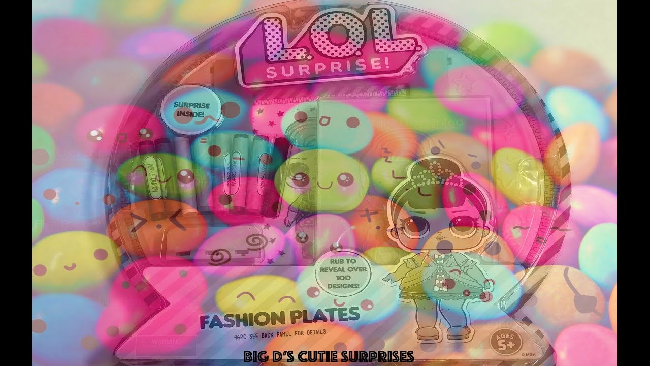 lol surprise fashion plates