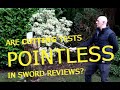 Are SWORD CUTTING tests in reviews POINTLESS?