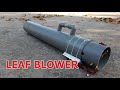 DIY Powerful Leaf Blower with DC 12V Motor