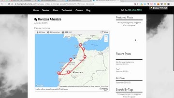 How to Embed a Custom Trip Map on Your Wix Blog