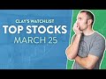 Top 10 stocks for march 25 2024  tlry cgc nvfy back amc and more 