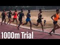 1000m national athletes trial run