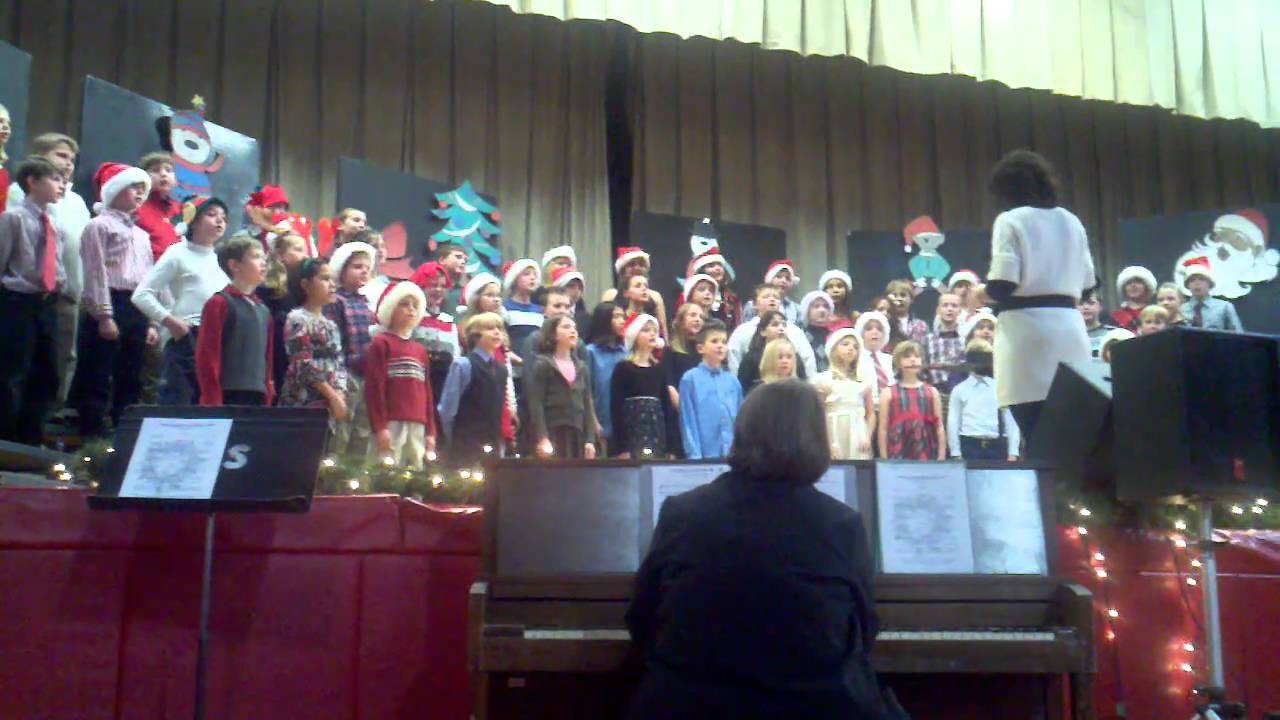 Fairbank Elementary school 4th grade Christmas program 2010 YouTube