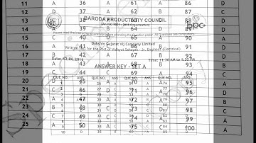 DGVCLDISCOM [2016] JE ELECTRICAL  QUESTION PAPER