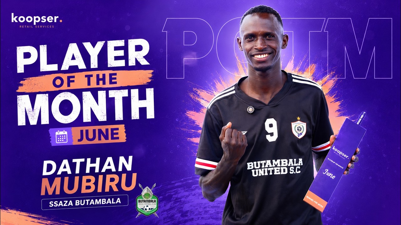 Interview | Dathan Mubiru Wins June's Koopser Player Of The Month Award |
