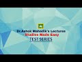 Management accounting test series 1  dr ashok mahadiks lectures  studies made easy 