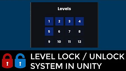 Level Lock Unlock In Unity 3d Complete Tutorial With Project Link In Description