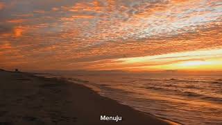 Puisi 'Senja di Ujung Pantai' (karya: Isnaini Lutfi B./XI-4)