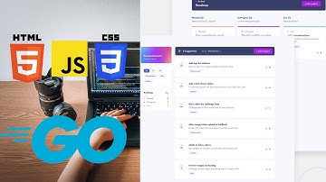Building a full stack app using vanilla, GO, JavaScript, HTML, CSS