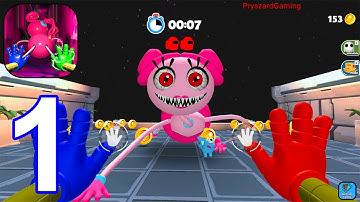 Wuggy Survival: Mommy Long Leg - Gameplay Walkthrough Part 1 Level 1-15 (iOS,Android Gameplay)