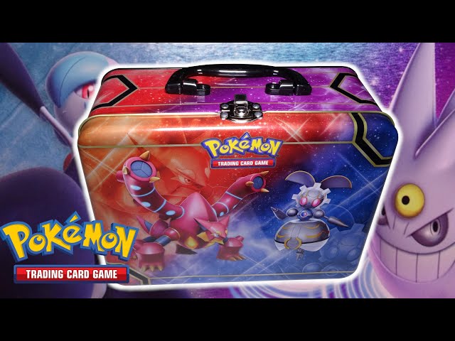  Pokemon 2016 Collectors Chest Treasure Tin: Volcanion, Magearna  and Shiny Mega Gengar-EX : Toys & Games