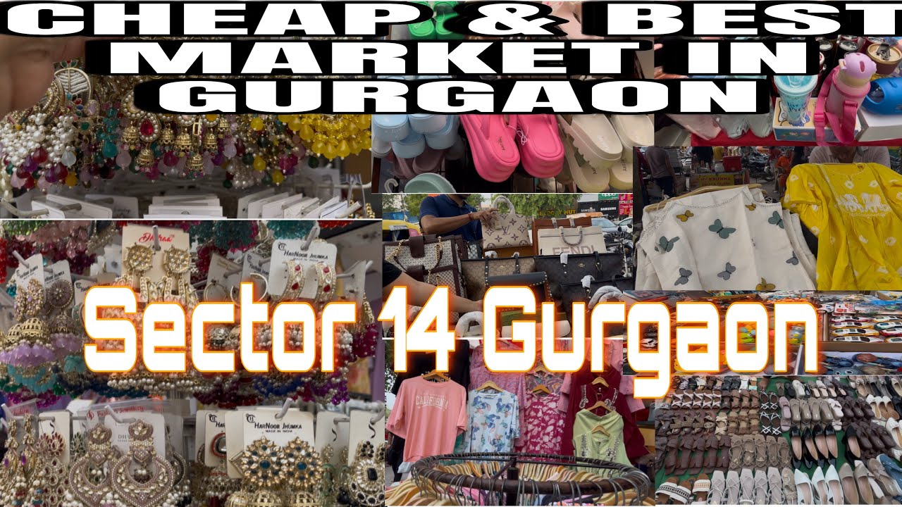 Cheap & Best Market In Gurgaon |Sector 14 Gurgram | full detail video | Gurgaon￼ 🫶🏻