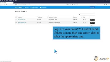 How to Change Your VPS OS Root Admin Password Using SolusVM   ChangeIP