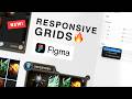 New Figma Grid Feature! Responsive Grid + Hug + Something Cool