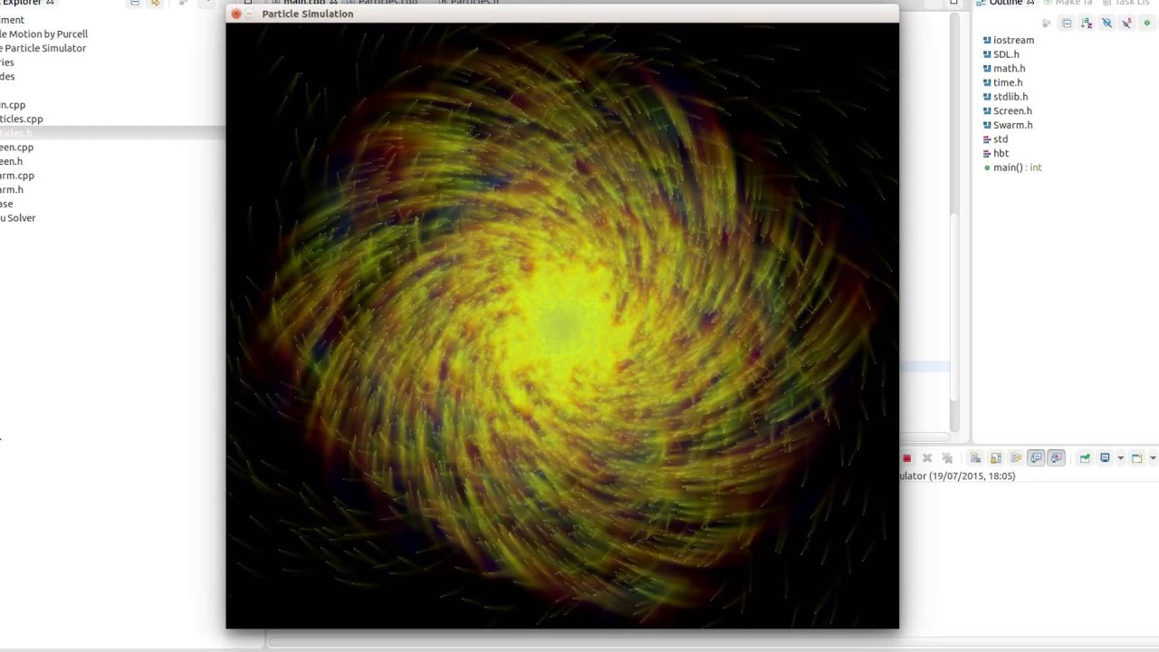 Simple Particles Simulation - YouTube