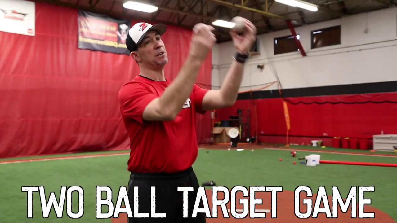 2 Ball Target Game for Baseball Zoned Sports Academy YouTube