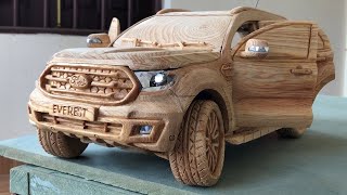 Wood Carving - FORD EVEREST BI-TURBO 2020 - Woodworking Art