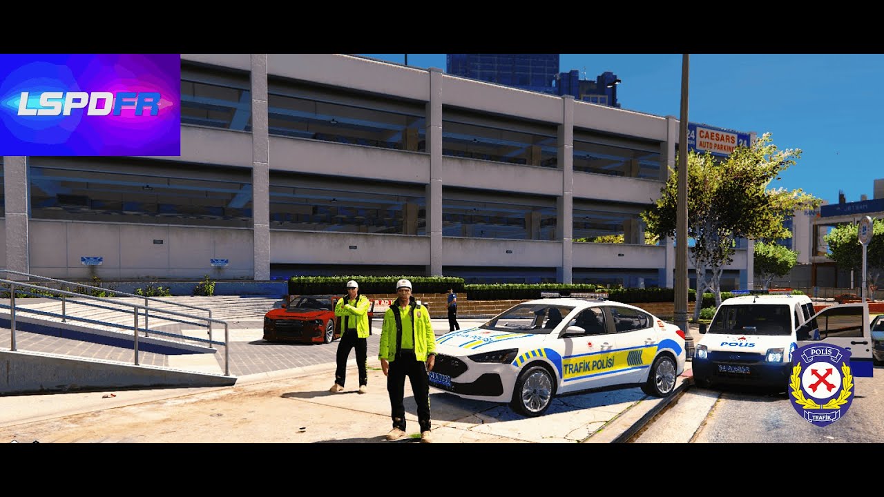 GTA V LSPDFR BÖLÜM (4) YENİ FORD FOCUS TRAFİK POLİSİ POLİSTEN KAÇAN ARAÇ CEZADAN KAÇAMADI !!!