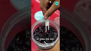 Get Fancy Bobas At ₹49 In Andheri | Curly Tales #shorts