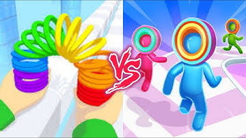 Toy Spring 3D VS Layer Man - All Levels SpeedRun Gameplay Android iOS Ep1