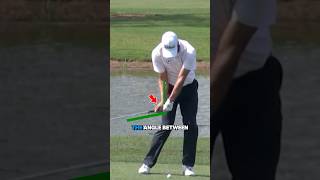 Wrist angle = leverage = POWER 💪🏻🔥 #golf #golfswing #golftips #golfcoach