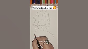 Art tutorials be like... 🥰 #shorts #arttutorial