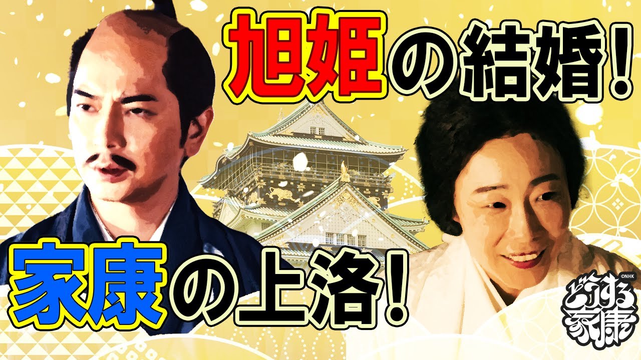 旭姫との結婚と家康が上洛するまで 　