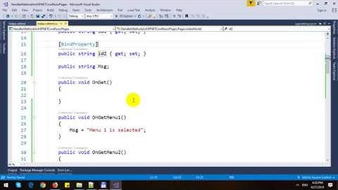 Handler Methods in ASP.NET Core Razor Pages