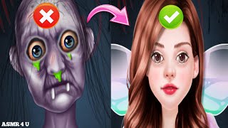 ASMR Treatment and transforms 100-year-old chinese zombies into beautiful woman-중국 좀비를 미인으로 바꾸십시오