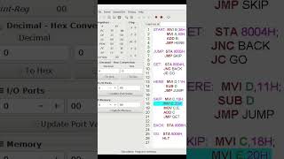 GNUsim8085 Software.
