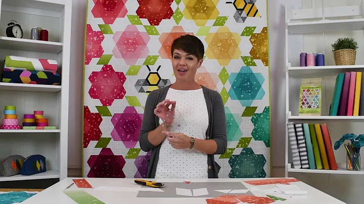 Creative Grids 60 degree mini ruler by Krista Moser