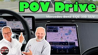 Taking a Ride in the Mercedes EQE 350 SUV | POV Test Drive