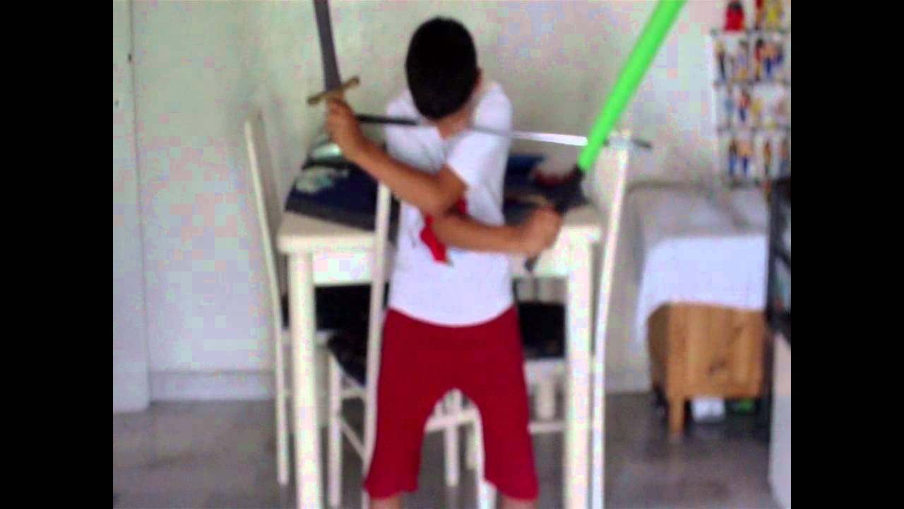 One Piece in real life - Santoryu oni giri - Roronoa zoro - YouTube