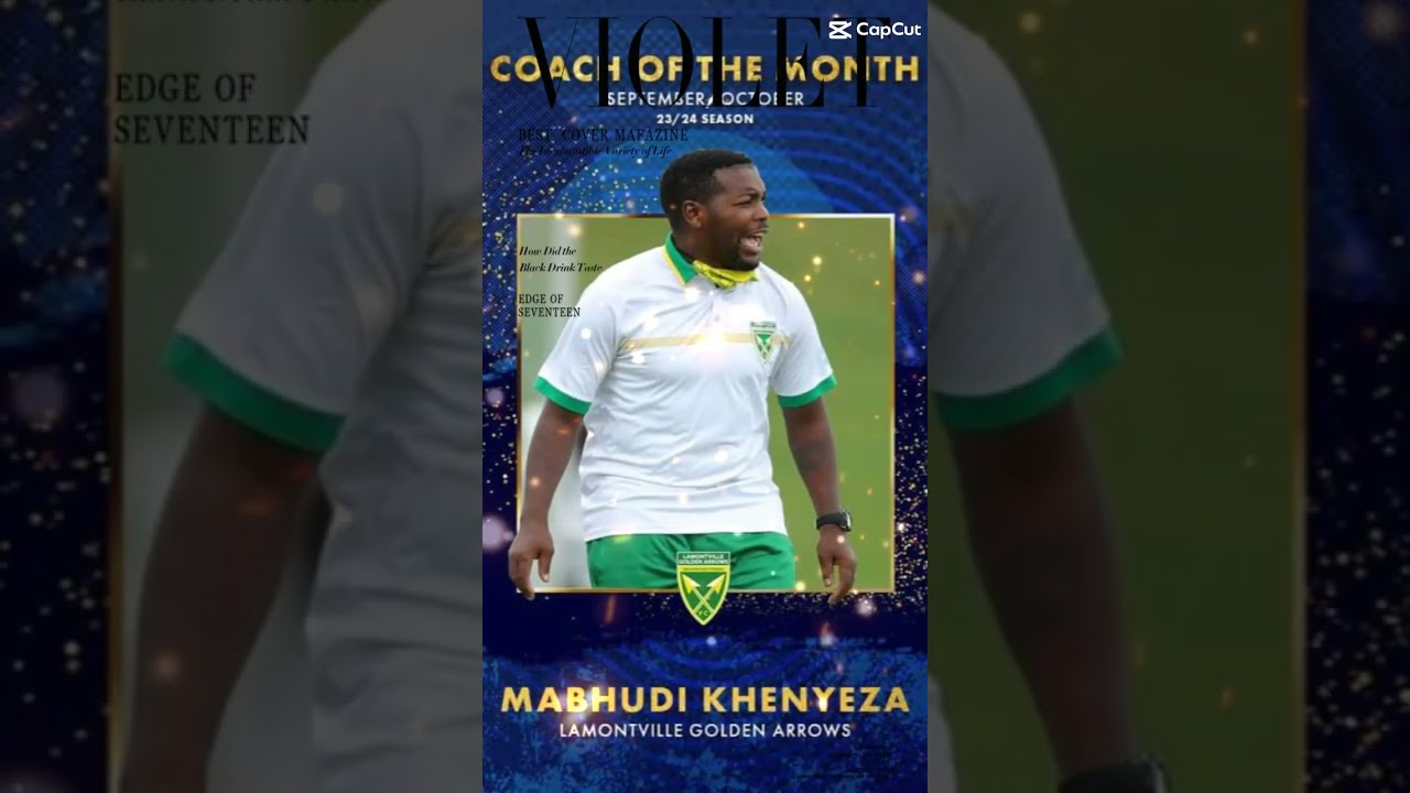 ⚽️🏆Mabhuti khenyeza gets the coach of the month award for Sep/Oct⚽️..!