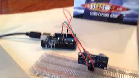 Ping))) Ultrasonic Distance Sensor /Arduino Uno