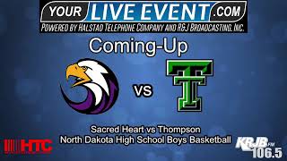 Sacred Heart vs Thompson - High School Boys Basketball