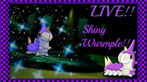 [LIVE!!] Shiny Wurmple in Horde Encounter in Pokémon Omega Ruby!