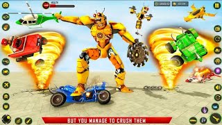 Bee Robot Game (Toilet robot car transform) Ultimate Gameplay part 1 #robotgame #robot #beerobot screenshot 5