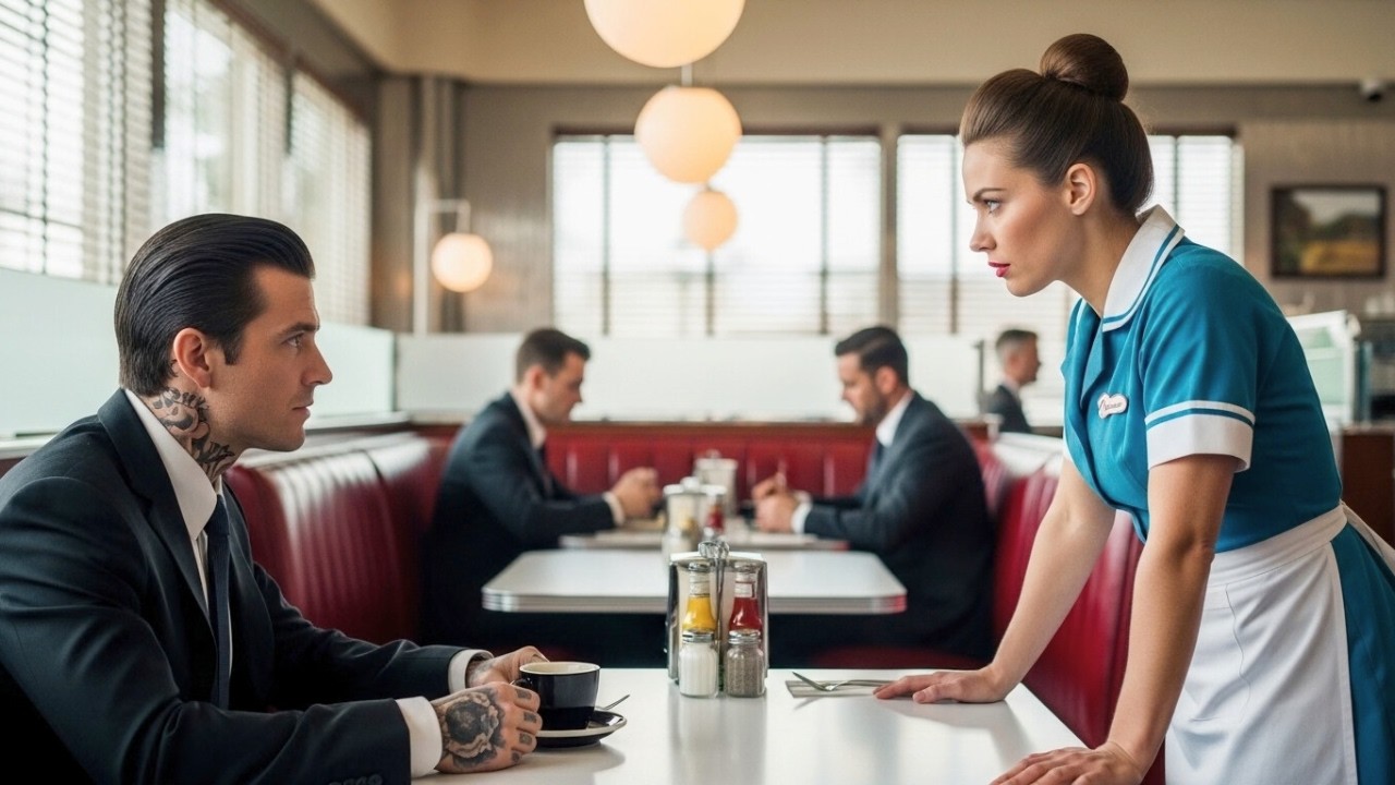 “A Mafia Boss Tests a Waitress in Sicilian — Seconds Later, Her Fluent Reply Leaves Him Stunned”