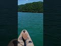 中禅寺湖SUP⑩風で流され中