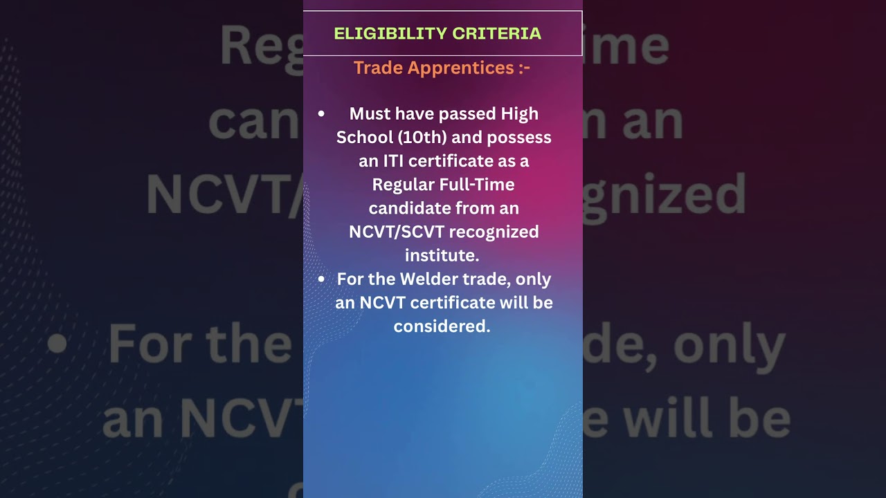 BHEL APPRENTICE VACANCY 2025