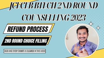 Jceceb Btech 2nd round counselling 2023| How to Take Refund Security Money💰| Jceceb Btech New Notice