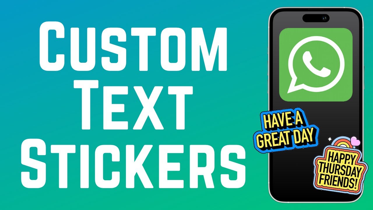 When Text Sticker How to Create Text Stickers on WhatsApp 2026 (New Feature) - YouTube