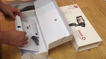 Zhiyun smooth q 3-axis handheld gimbal unboxing and review