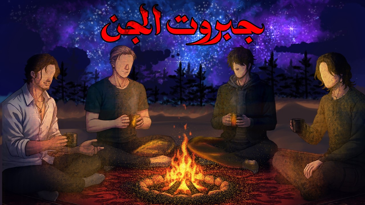 جبروت الجن يتخلص من شلة اصحاب بسبب فضولهم | قصة مرسومة!