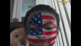 American  flag face screenshot 4