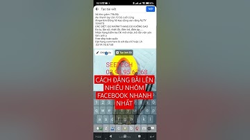 Cách đăng bài lên nhiều nhóm Facebook nhanh nhất #facebook #banhang #kiemtien