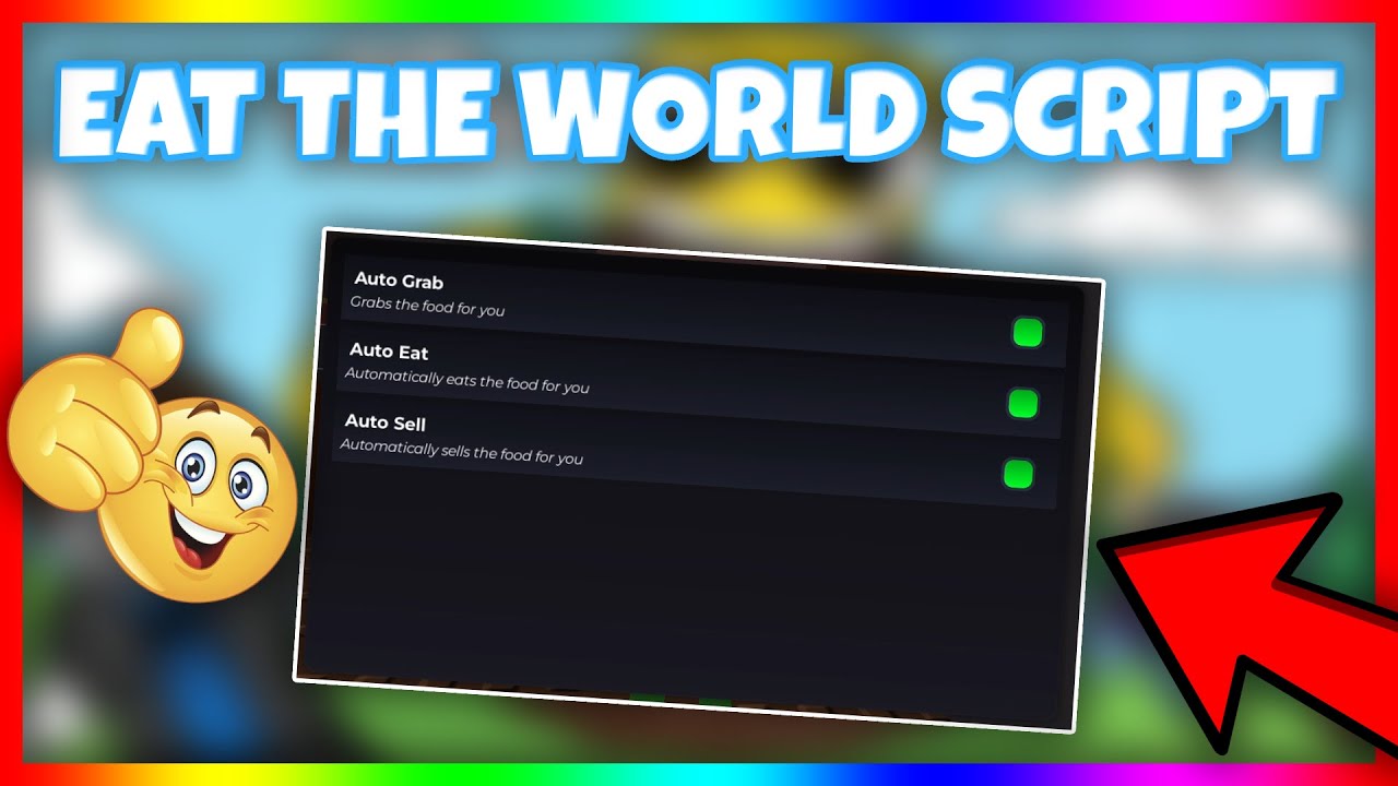 Roblox Eat the World 🍔 Script - Auto Eat - MORE! - YouTube