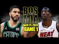 Boston Celtics vs Miami Heat Full Game 1 Highlights - April 21, 2024 | 2023-24 NBA Playoffs